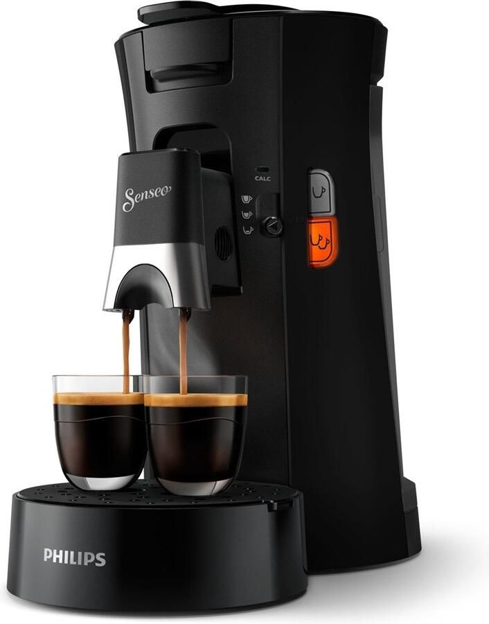 Philips Senseo Select CSA230 60 Koffiepadmachine voor max 2 Kopjes Koffie Exclusief Koffiepads Diepzwart - Foto 2