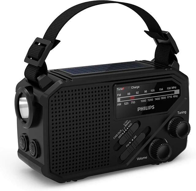 Philips TAR1609 Survival Draagbare Radio + zaklamp en SOS-alarm - Foto 2