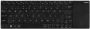 Rapoo E2710 Wireless Multimedia Touchpad Keyboard zwart - Thumbnail 2