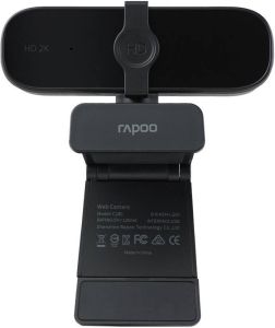 Rapoo Webcam XW2K Full HD 2K Webcam Zwart