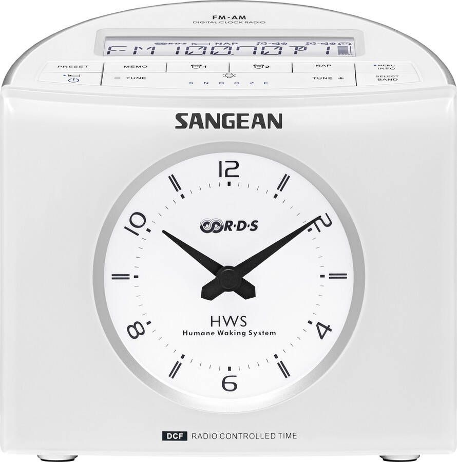 Sangean RCR-9 wit Wekkerradio