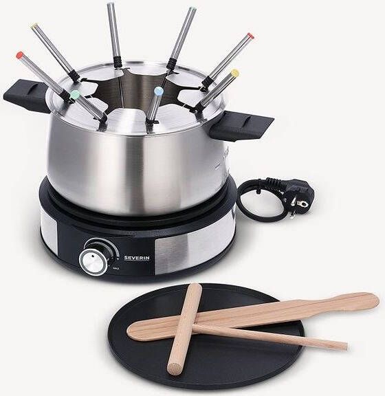 Severin FO 2471 fondue-pannenkoekencombinatie