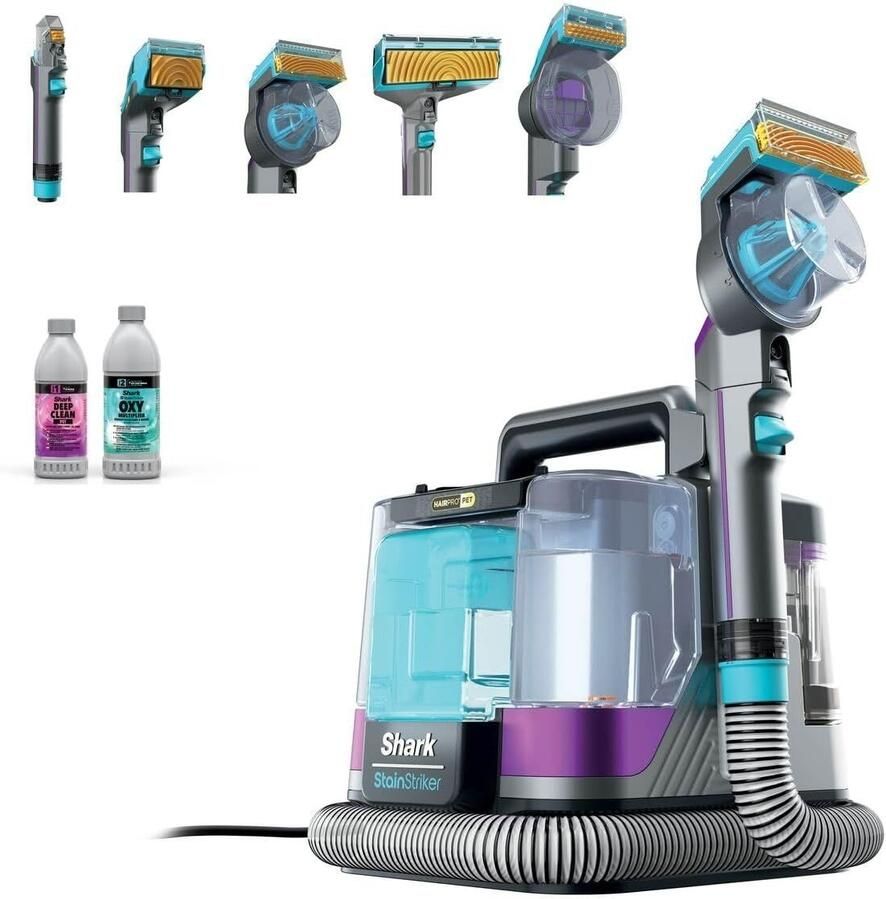 Shark StainStriker HairPro Pet vlekkenreiniger incl. dierenharenmondstuk - Foto 2