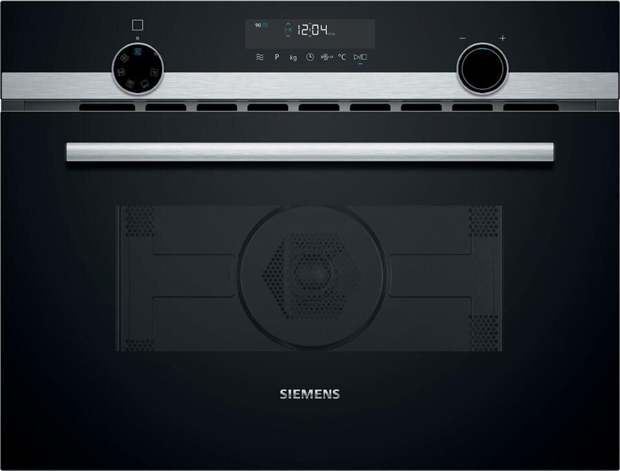 Siemens CM585AGS1 iQ500 Compacte Inbouw Magnetron met Hetelucht 60 x 45 cm Inox