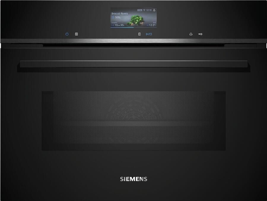 Siemens CM776GKB1 Inbouw oven met magnetron Zwart