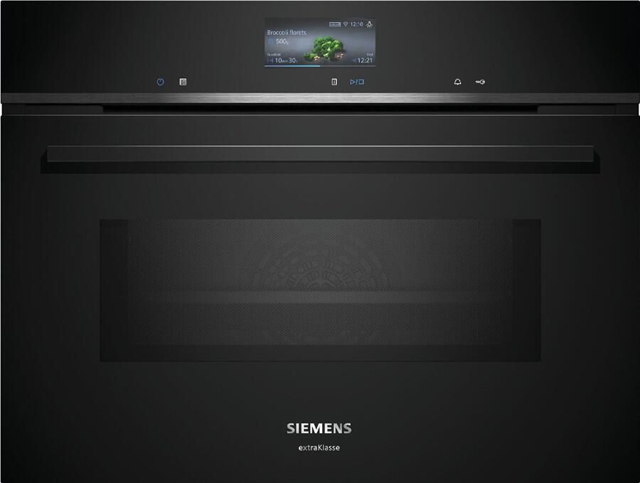 Siemens CM776GMB1F iQ700 extraKlasse Compacte Oven met Magnetron 60 x 45 cm Zwart