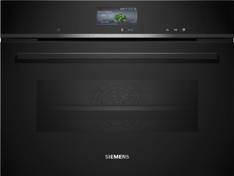 Siemens CS736G1B2 Inbouw combi stoomoven Zwart