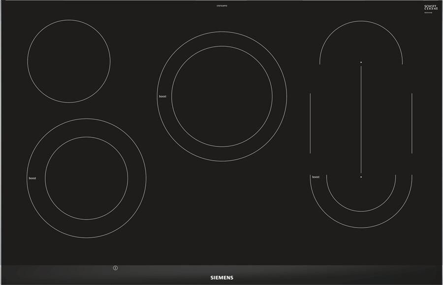 SIEMENS Elektrische kookplaat van SCHOTT CERAN ET875LMP1D