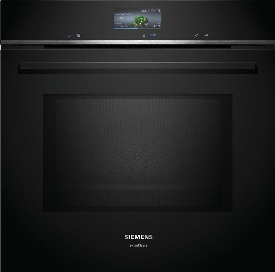 Siemens HM776GNB1F extraKlasse Inbouw oven met magnetron Zwart