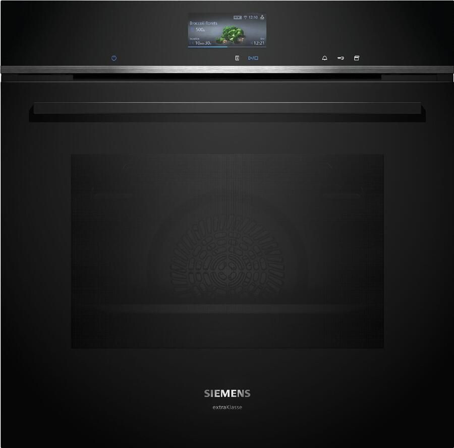 Siemens HS736GDB1 extraKlasse Inbouw combi stoomoven Zwart