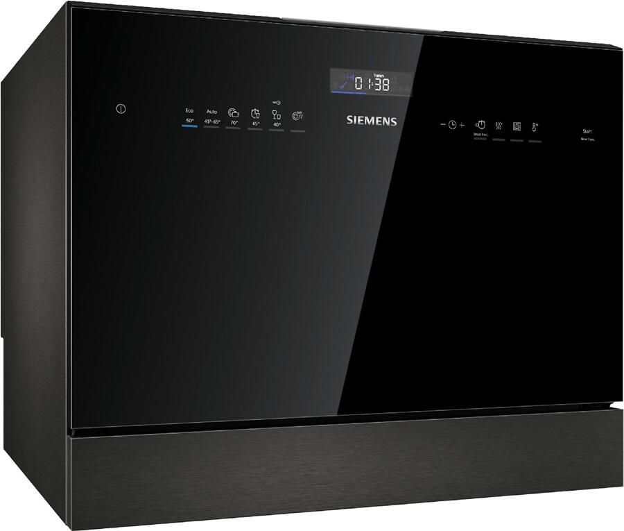 Siemens SK25IB00TE Vrijstaande vaatwasser Zwart