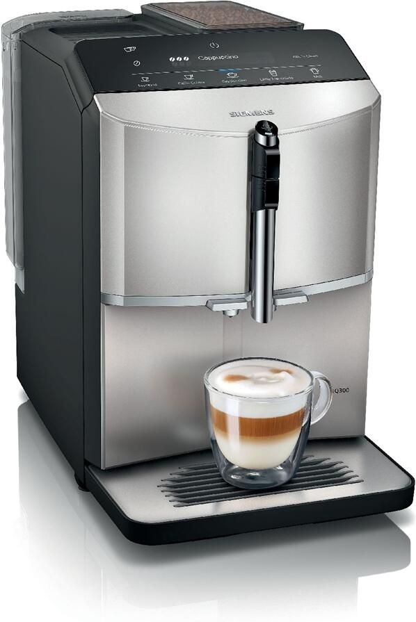 Siemens TF303E07 EQ300 Volautomatische Koffiemachine RVS Zilver Metallic