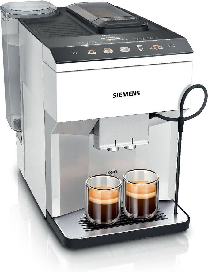 Siemens TP515R02 EQ500 Classic Espresso Volautomaat Koffieapparaat Licht Zilver WIt