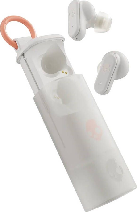 Skullcandy Dime Evo in-ear oordopjes met clip case Wit