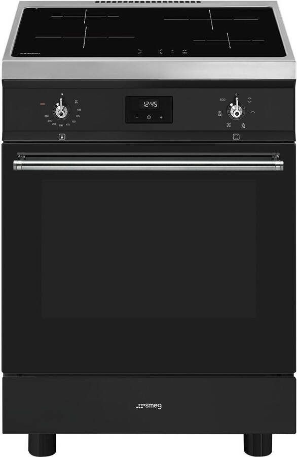 Smeg C6IMMBT2 Classici Inductiefornuis met Elektrische Oven Zwart