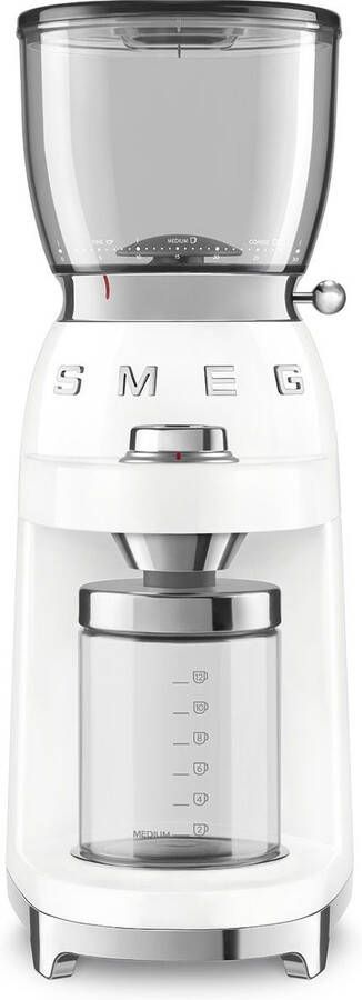 Smeg CGF11WHEU Elektrische koffiemolen Wit 30 maalstanden