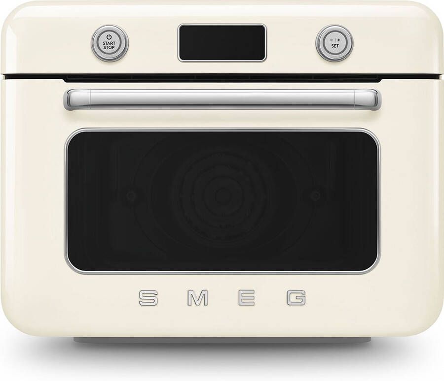 Smeg COF01CREU Vrijstaande Combi Stoomoven 50&apos;s Style Glanzend Crème