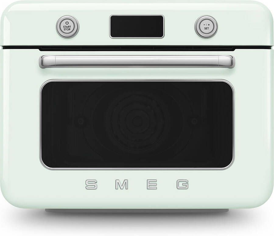 Smeg COF01PGEU Vrijstaande Combi Stoomoven 50&apos;s Style Watergroen