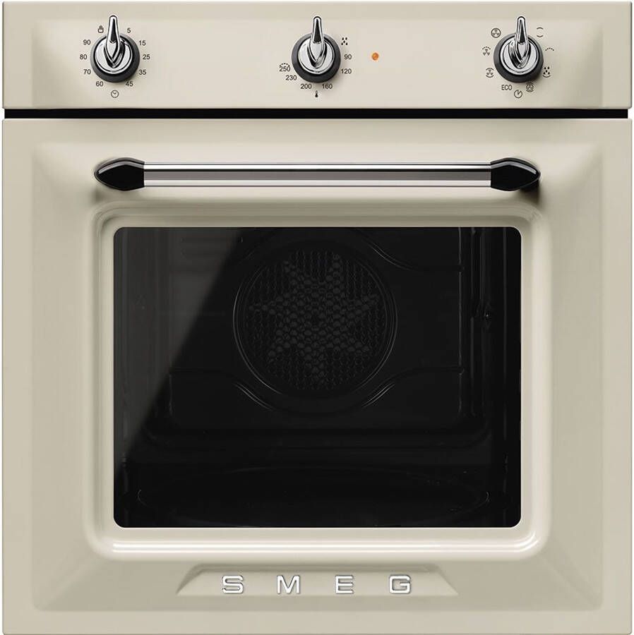 Smeg SF6905P1 Victoria Esthetisch Thermogeventileerde Inbouw Oven 60 cm Crème