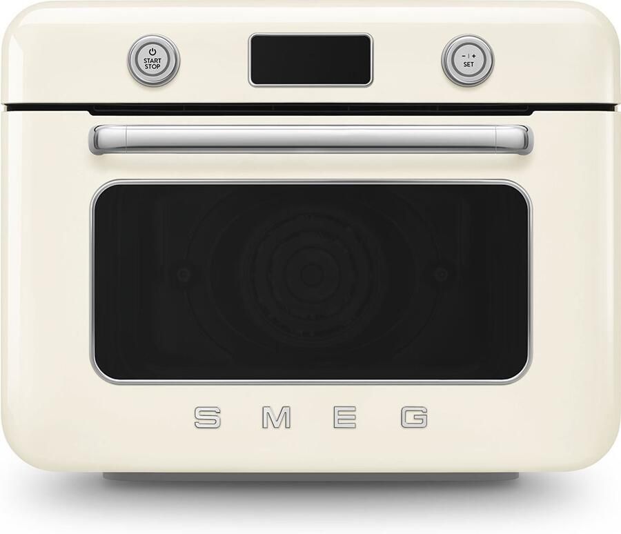 Smeg COF01CREU Vrijstaande Combi Stoomoven 50's Style Glanzend Crème