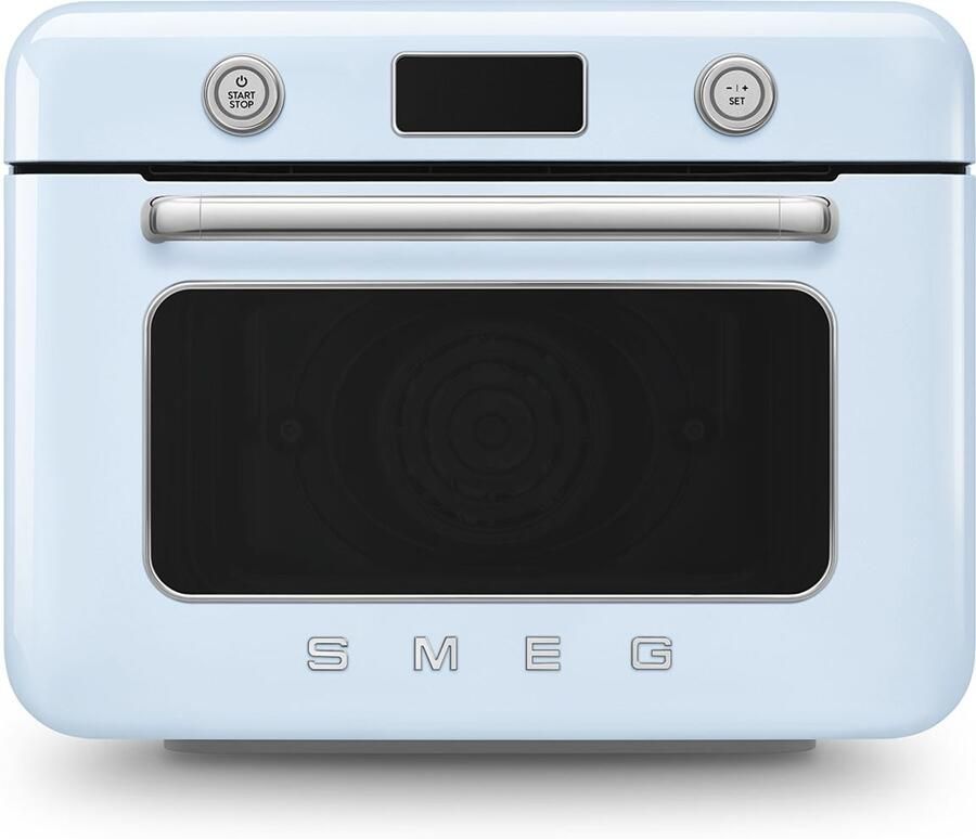 Smeg COF01PBEU Vrijstaande Combi Stoomoven 50's Style Pastelblauw