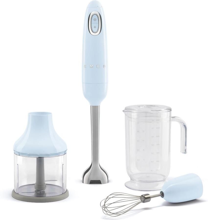 Smeg HBF03PBEU Staafmixer Pastelblauw 700W Met accessoires