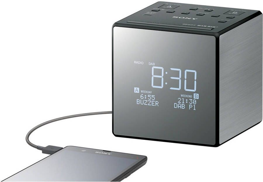 Sony XDR-C1DBP zilver zwart | Radio s | Beeld&Geluid Audio | XDRC1DBP - Foto 2