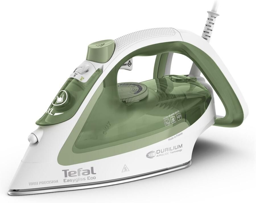 Tefal stoomstrijkijzer Easygliss Eco FV5781 ecodesign en ecostand