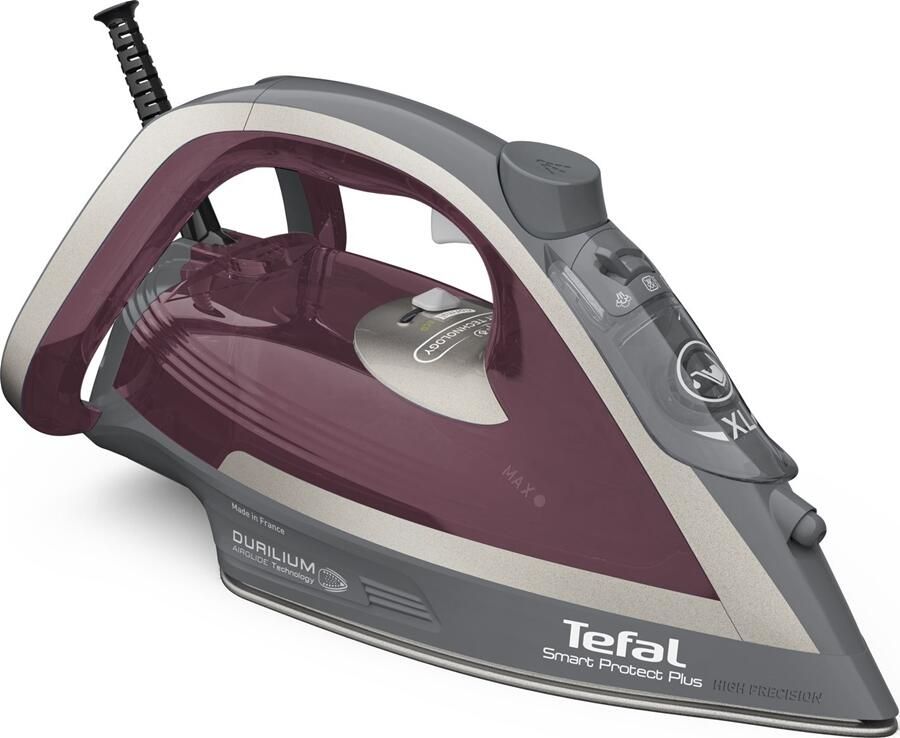 Tefal Stoomstrijkijzer FV6870 Smart Protect Plus Automatische uitschakeling verticale stoomfunctie uitstekende glij-eigenschappen