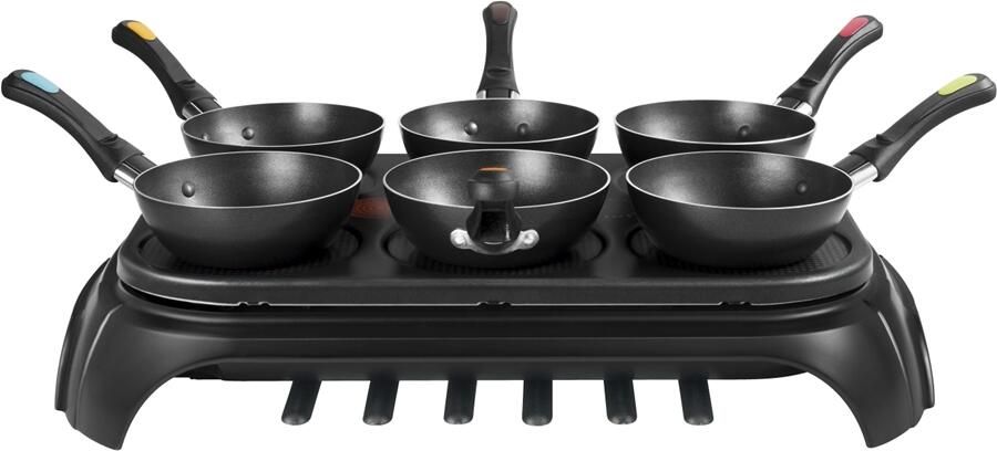 Tefal Wokparty Duo PY5828 Gourmetstel 6 personen - Foto 3