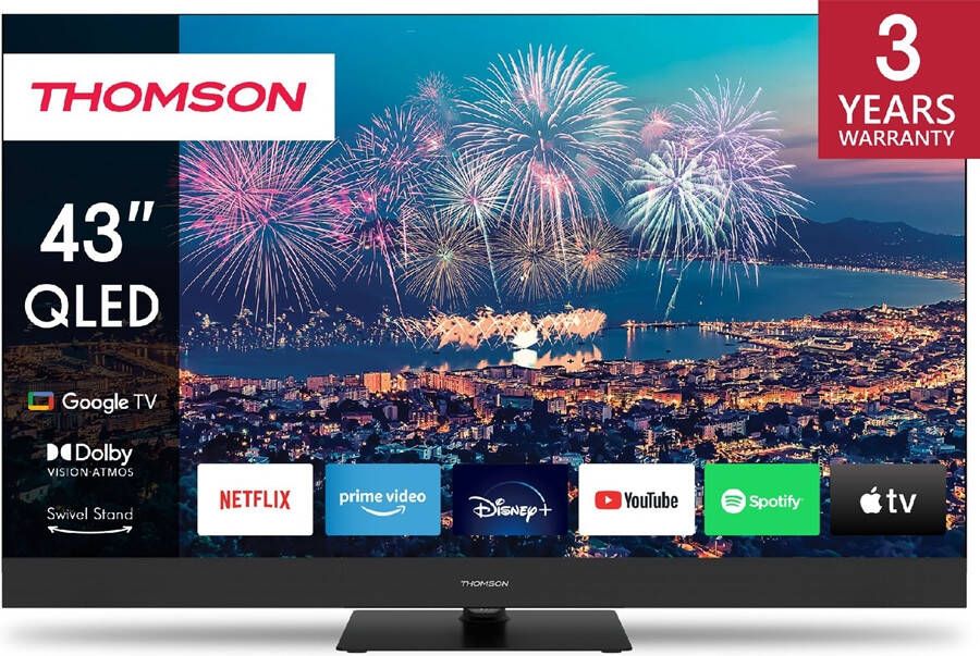 Thomson QLED Plus 43QG6C14 | 2024 Televisies | Beeld&Geluid Televisies | 9120106662344