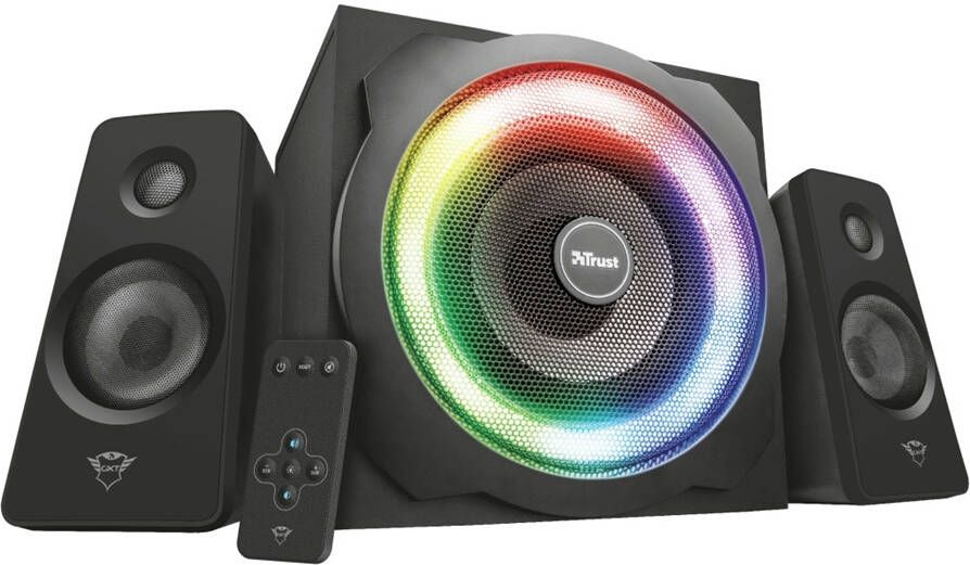 Trust GXT 629 Tytan RGB Illuminated 2.1 Speaker Set Gaming PC speaker Zwart