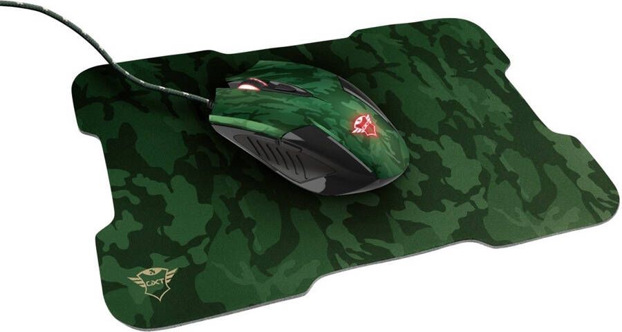 Trust GXT 781 Rixa Camo Gaming Mouse & Mouse Pad