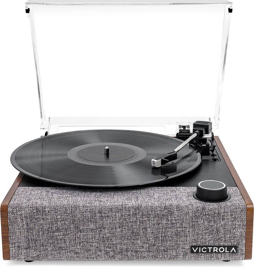 Victrola VTA-74 platenspeler walnoot
