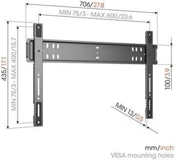 Vogel`s Vogels TVM5705 I Platte TV beugel I 401-110" - Foto 2