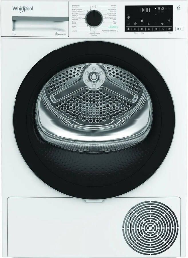 Whirlpool C WD 94M WBS BE Privilege Warmtepompdroger Wit
