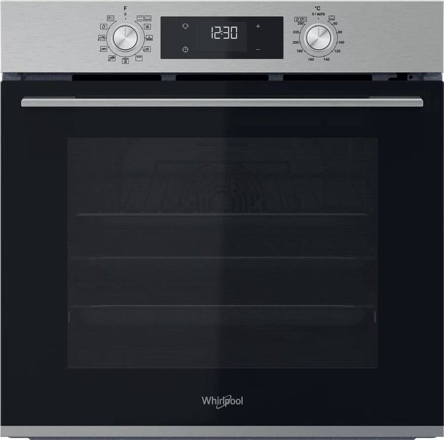 Whirlpool OMK58RU1X Middelmaat Elektrische oven 71 l 3300 W 71 l Hydrolytisch + Pyrolytisch