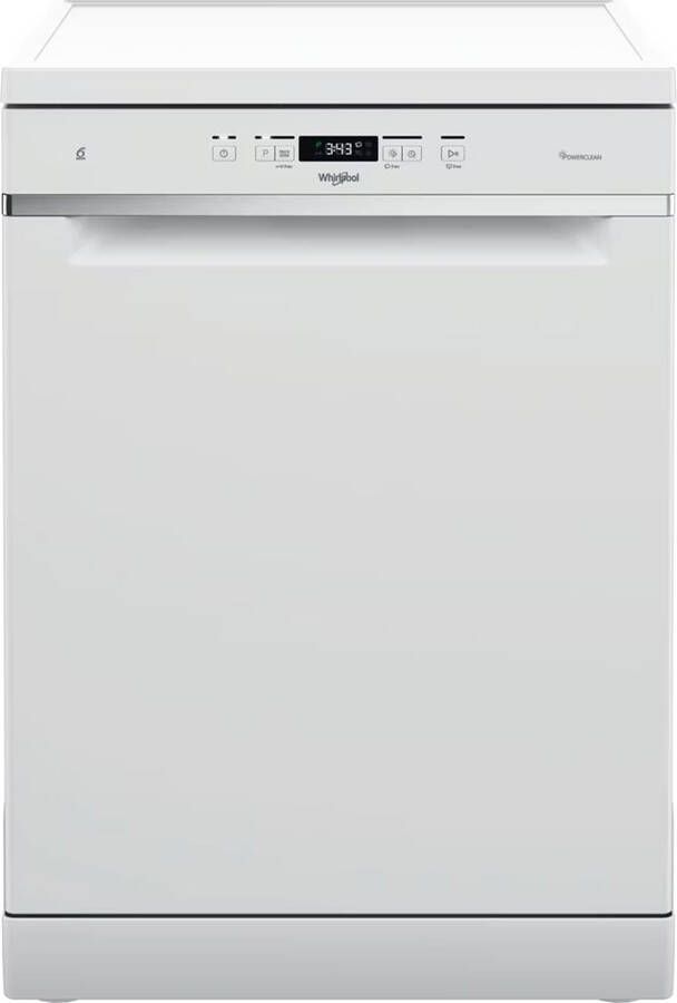 Whirlpool W3F D634 Vrijstaande vaatwasser Wit