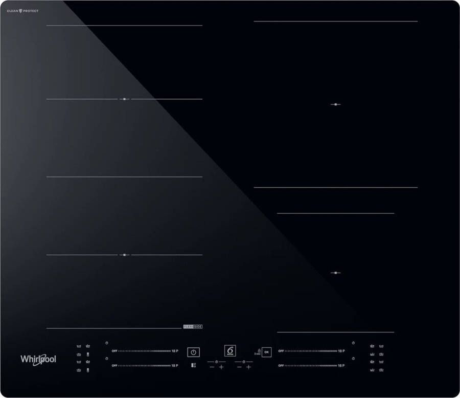 Whirlpool Inductiekookplaat Model WF S3660 CPNE Inbouw 59 cm 4 zones FlexiSide Zwart - Foto 2