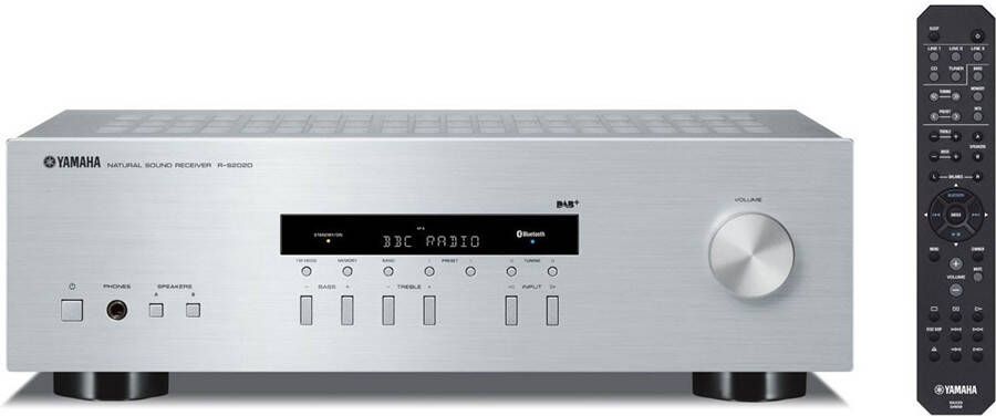 Yamaha Stereo Receiver R-S202D Zilver | Hifi componenten | Beeld&Geluid Audio | 4957812602228