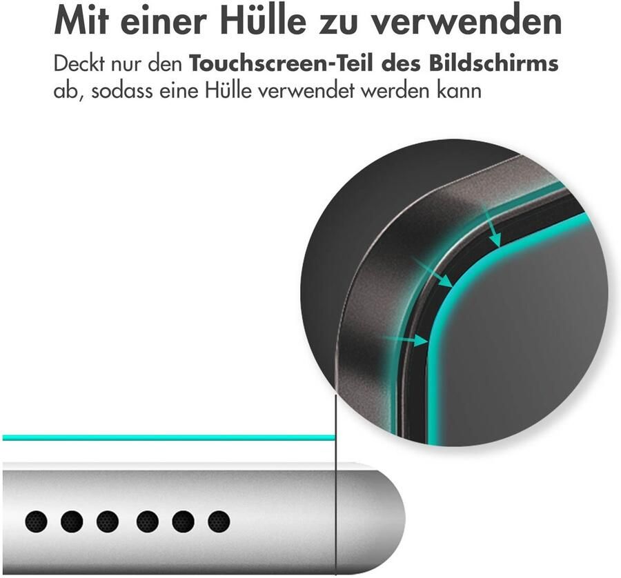 Accezz Gehard Glas Screenprotector Google Pixel 8 Pro Smartphone screenprotector Transparant