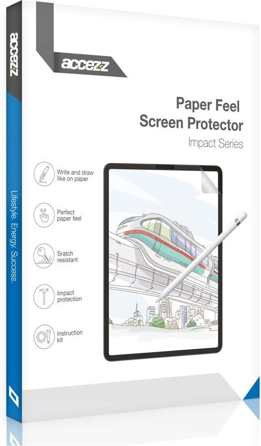 Accezz Paper Feel Screenprotector iPad Air 11 inch (2024) M2 Smartphone screenprotector Transparant