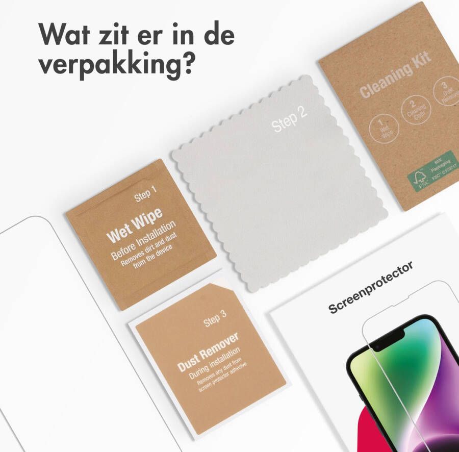 Accezz Gehard Glas Screenprotector Google Pixel Fold Smartphone screenprotector Transparant