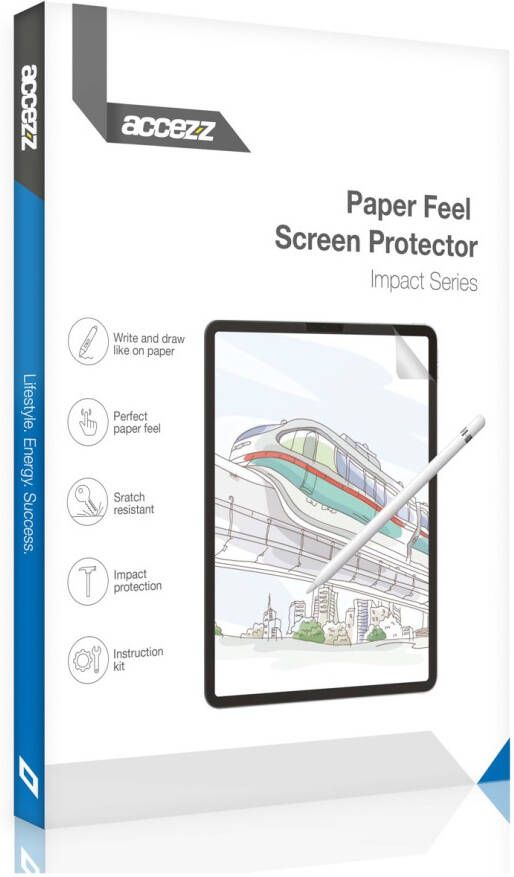Accezz Paper Feel Screenprotector iPad Air 11 inch (2024) M2 Smartphone screenprotector Transparant