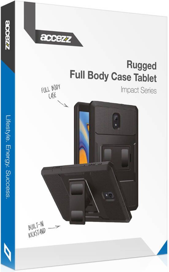 Accezz Rugged Back Case Samsung Galaxy Tab A9 Plus Tablethoesje Zwart