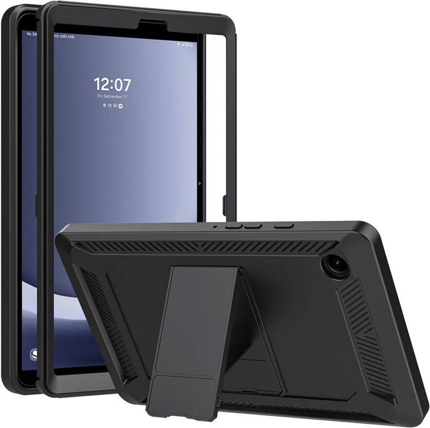 Accezz Rugged Back Case Samsung Galaxy Tab A9 Tablethoesje Zwart