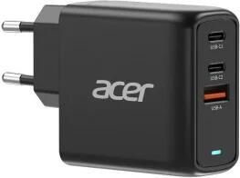 Acer 67W PD Charger USB Port: 2C+1A EU Plug 100W USB-C Cable Oplader Zwart