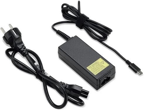 Acer APS612 Stroomadapter USB-C aansluiting Voeding Zwart