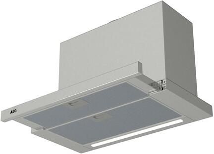 AEG DPE5660M EcoLine 5000 Extractor Afzuigkap Vlakscherm Semi-inbouw (uittrekbaar) Grijs - Foto 2