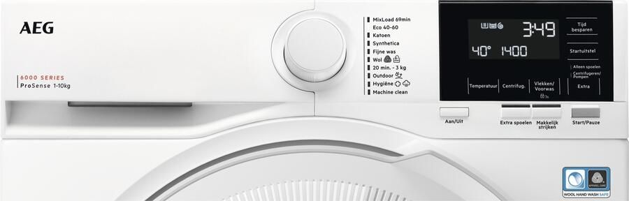 AEG 6000 serie ProSense Wasmachine voorlader 10 kg LR63142 - Foto 2